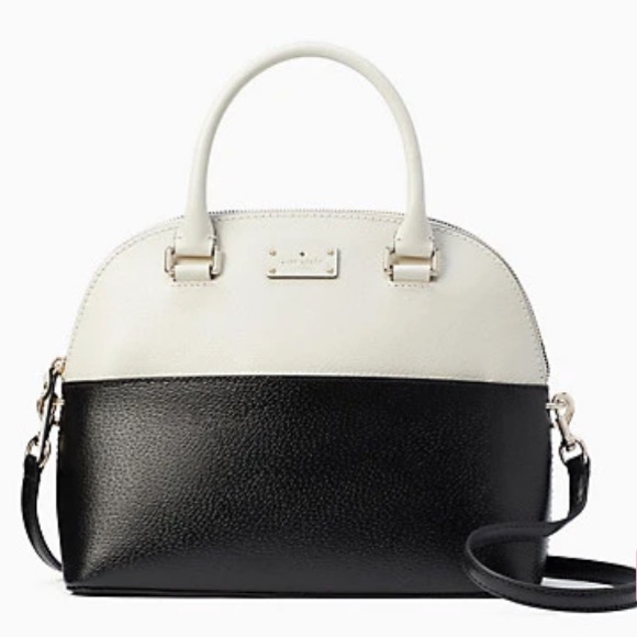 kate spade Handbags - Black and white leather Kate spade purse